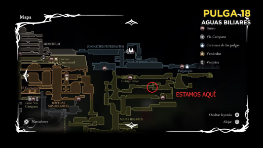 Mapa pulga 18 silksong
