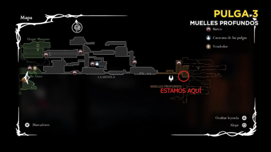 Mapa pulga 3 silksong