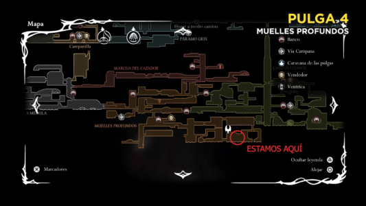 Mapa pulga 4 silksong