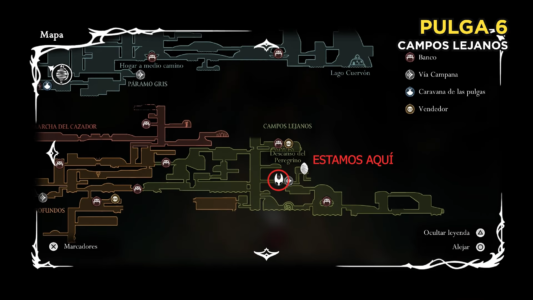 Mapa pulga 6 silksong
